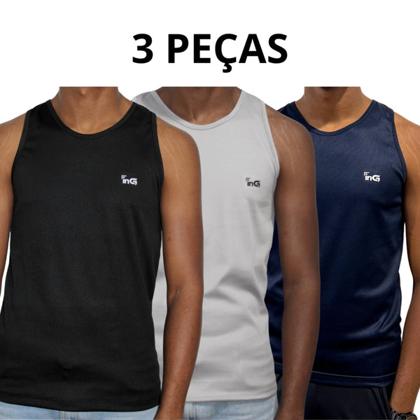 Regata Masculina Dry Fit inG – Tecido Microperfurado
