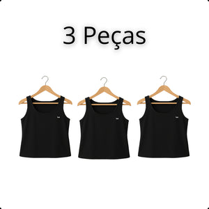 Regata Feminina Plus Size Lisa – Alça Larga e Viscose Premium | inG Brasil