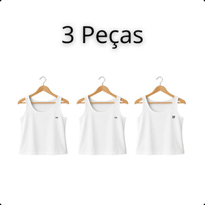 Regata Feminina Plus Size Lisa – Alça Larga e Viscose Premium | inG Brasil