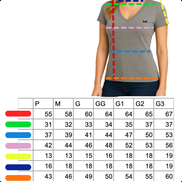 Camiseta Baby Look Feminina – inG