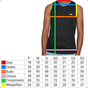 Regata Masculina Dry Fit inG – Tecido Microperfurado