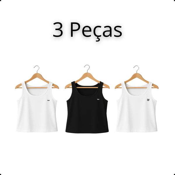 Regata Feminina Plus Size Lisa – Alça Larga e Viscose Premium | inG Brasil