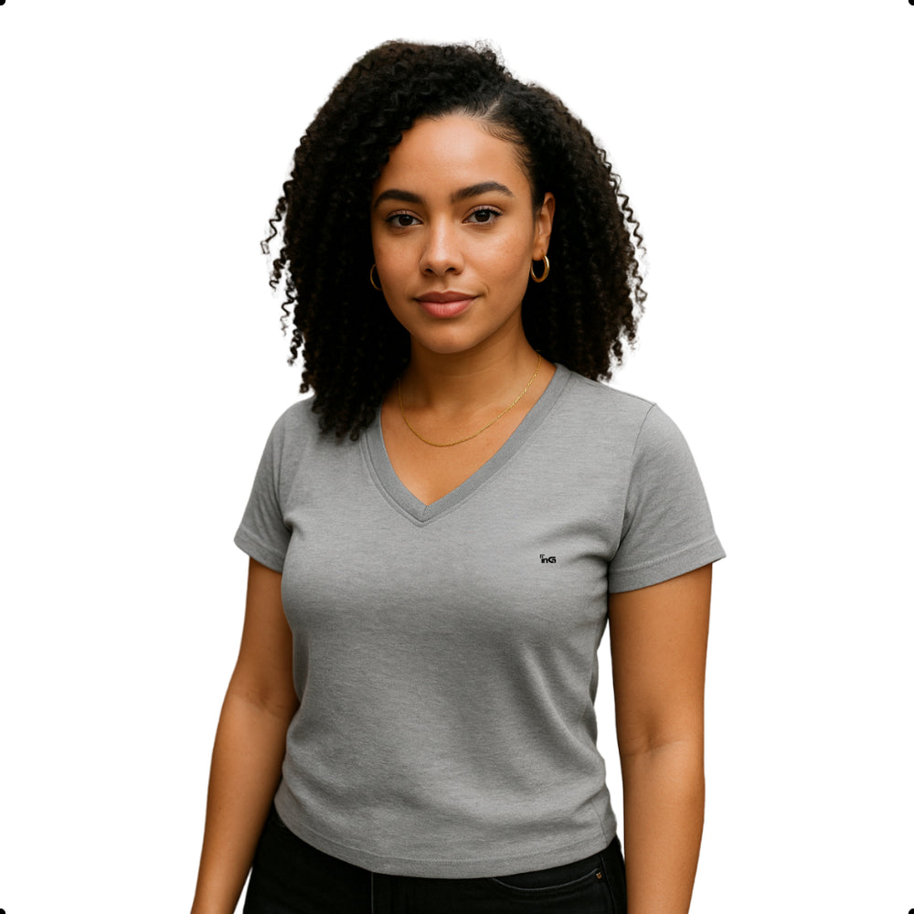 Camiseta Baby Look Plus Size Feminina - inG