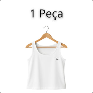 Regata Feminina Plus Size Lisa – Alça Larga e Viscose Premium | inG Brasil
