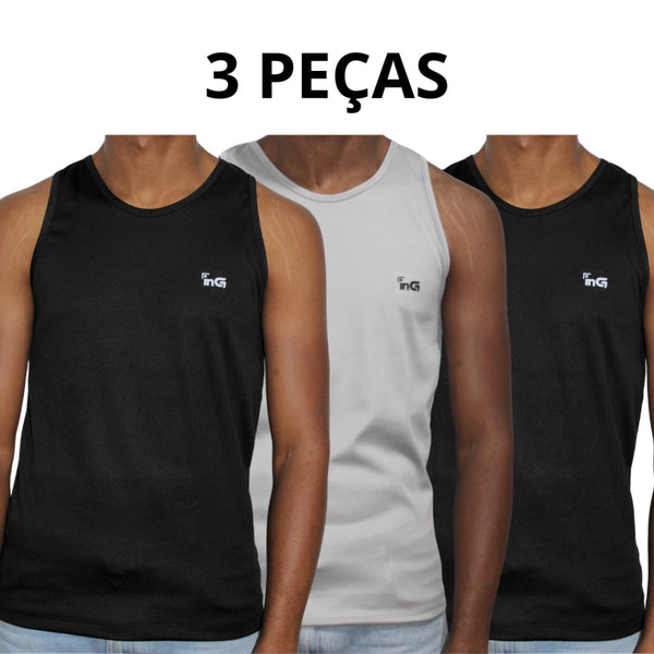 Regata Masculina Dry Fit inG – Tecido Microperfurado