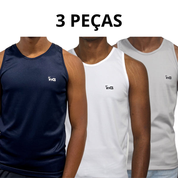 Regata Masculina Dry Fit inG – Tecido Microperfurado