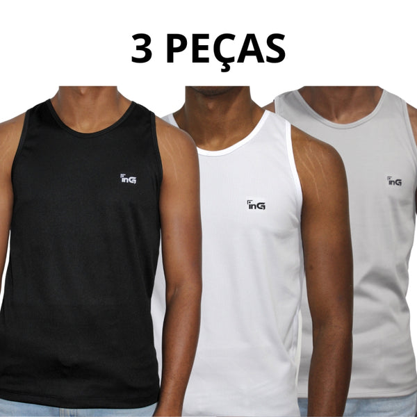 Regata Masculina Dry Fit inG – Tecido Microperfurado